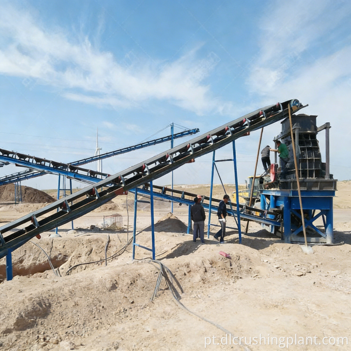 Linha de fabricação de areia de granito Granite Sand Making Line